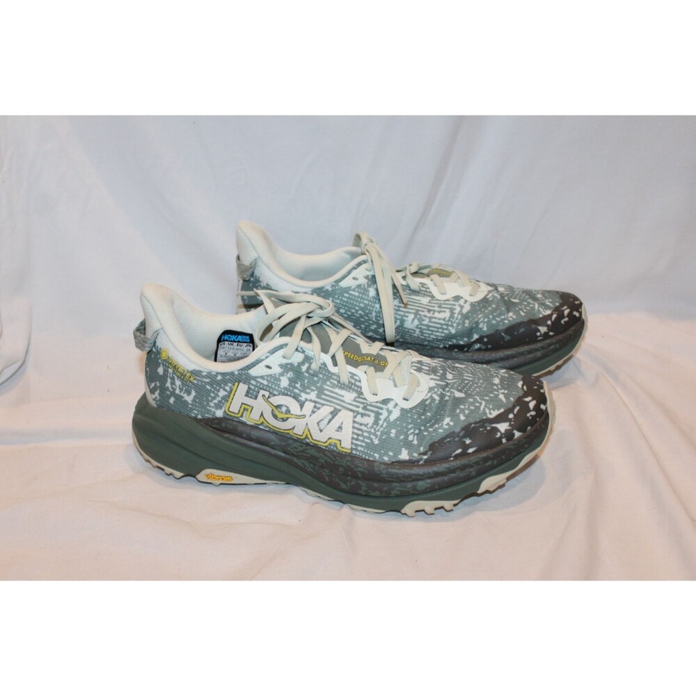 Hoka One Men's Speedgoat 6 GTX Trail Running Sneakers Sea Glass NWOB 11